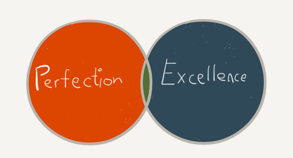 the pursuit of perfection vs the pursuit of excellence