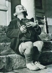 boy with new pair of shoes_overjoyed
